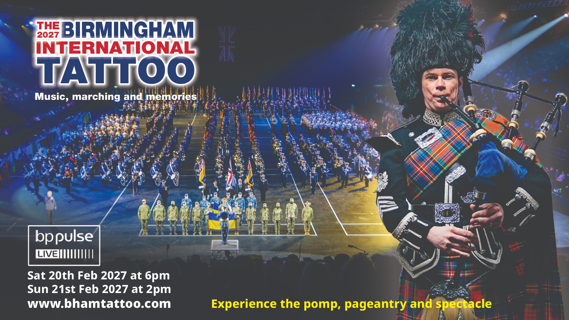 Original Birmingham International Tattoo 2027 advert